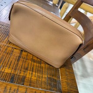 Saint Laurent Leather Toiletry Bag